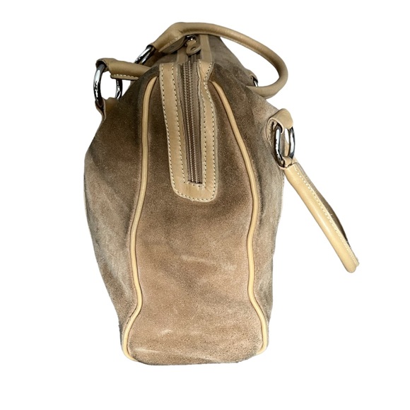 Roots Vintage 90’s Suede & Leather Zip Top Bag - Picture 9 of 14